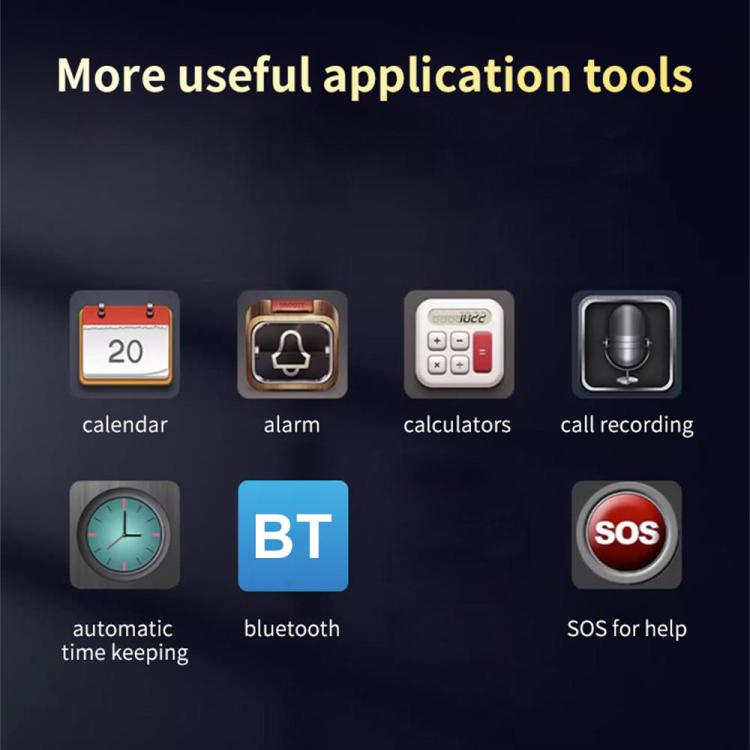 M7+ 4G Dual Screen Flip Elder Rugged Phone, 2.8 inch Inner, 2.4 inch Outer, 6800mAh Battery, 24 Keys, Flashlight, Network: 4G, Dual SIM, SOS