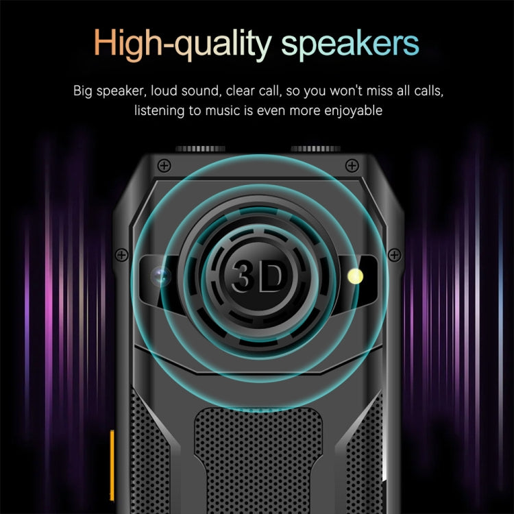 Q6000 Elder Keypad Phone, 2.4 inch, 6800mAh, Dual Flashlights, 21 Keys, SOS, FM, Dual SIM, GSM