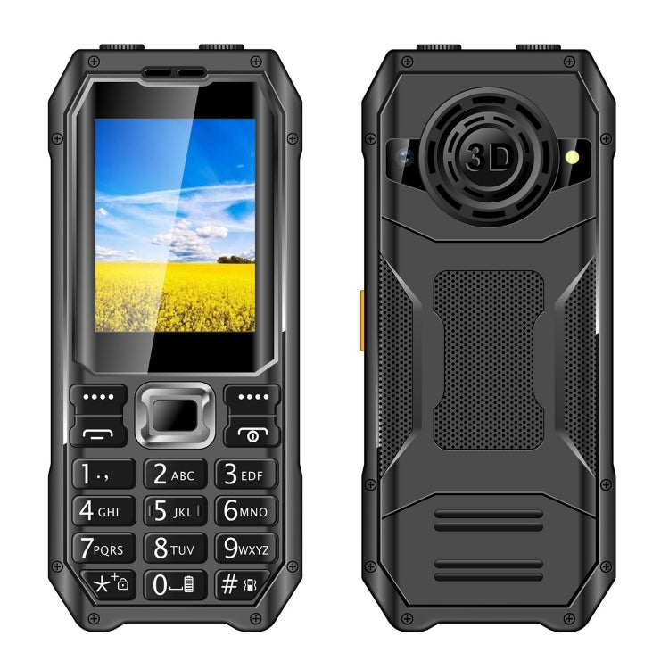 Q6000 Elder Keypad Phone, 2.4 inch, 6800mAh, Dual Flashlights, 21 Keys, SOS, FM, Dual SIM, GSM