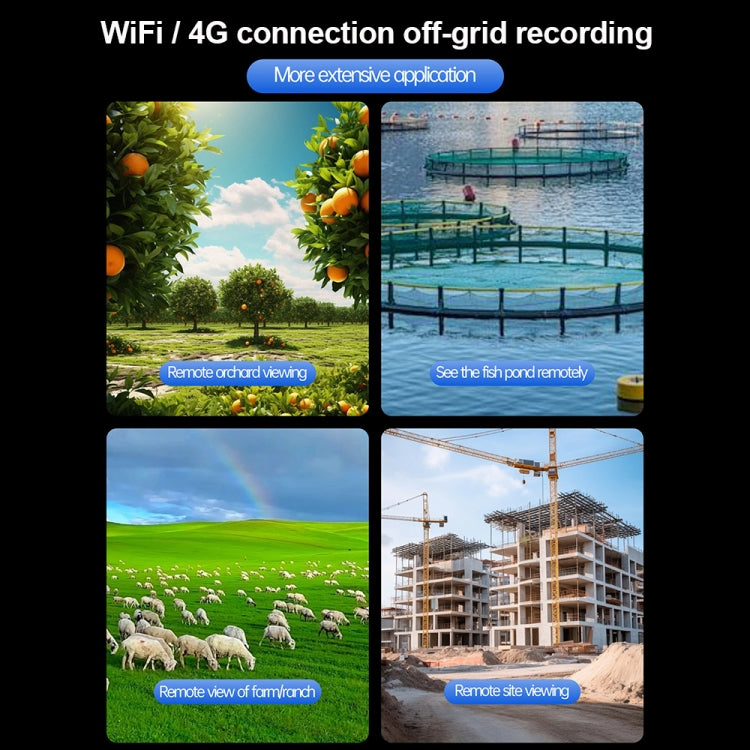 XA Series Solar 4G Version Monitoring Street Light Outdoor HD Camera