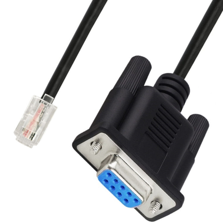 DB9 to RJ9 Adapter Cable 4P4C Telephone Crystal Head RS232 Connection Cable, Length: 1.8m