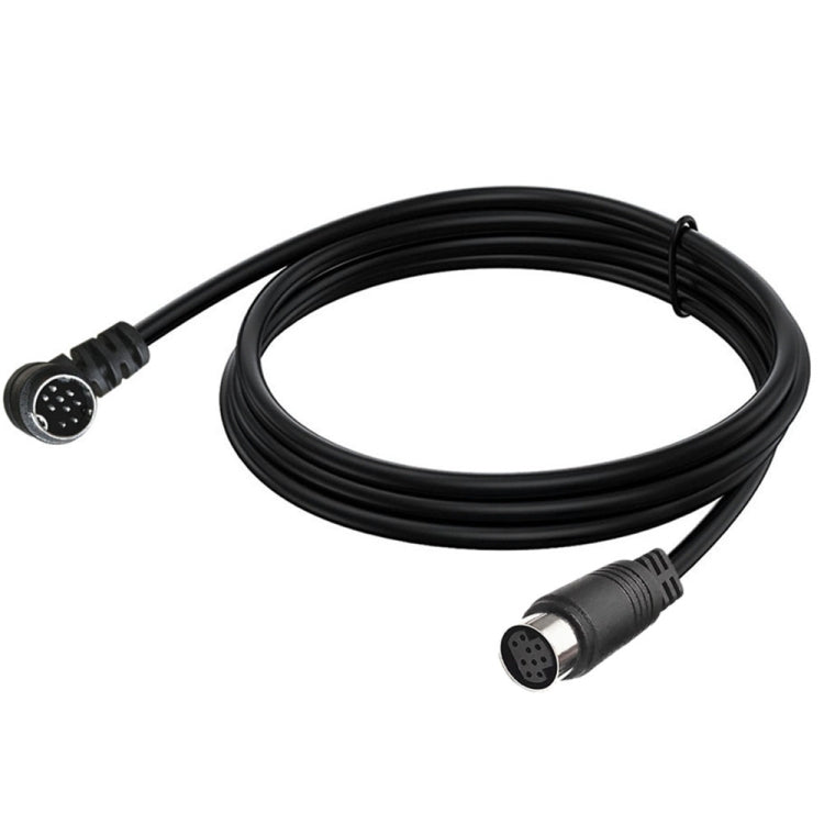 Curved mini DIN 9 Pin Male to Female TV Box Adapter Cable