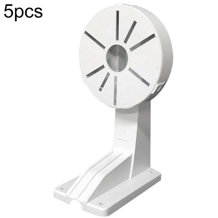 5pcs Universal Plastic Surveillance Camera Hemisphere Wall Mount Bracket