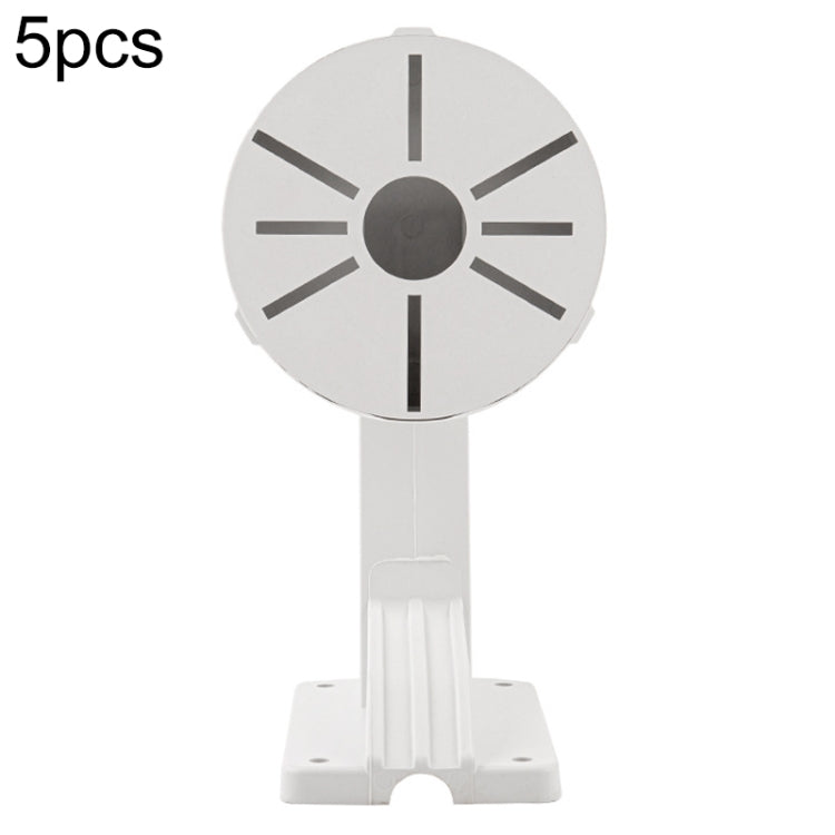 5pcs Universal Plastic Surveillance Camera Hemisphere Wall Mount Bracket