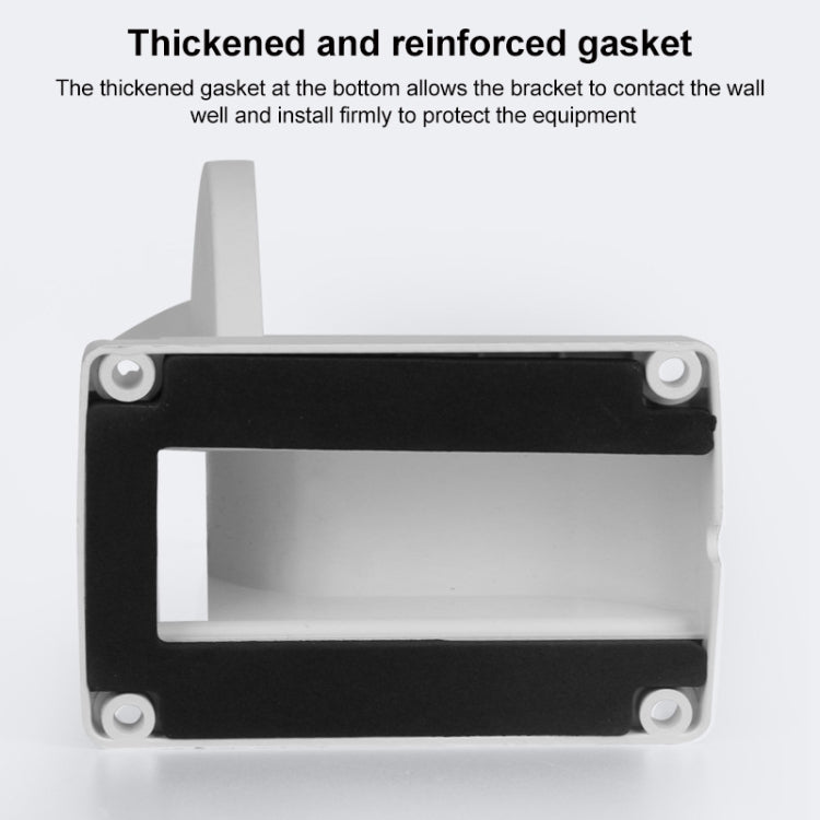 5pcs Universal Plastic Surveillance Camera Hemisphere Wall Mount Bracket