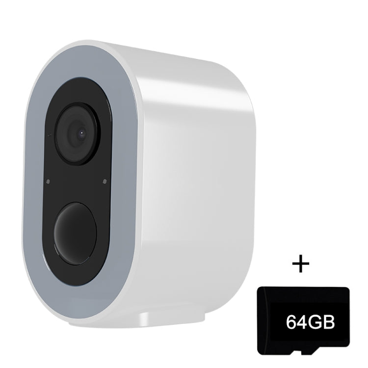 WiFi Tuya Smart Version HD Low Power Consumption Battery Camera, EU Plug