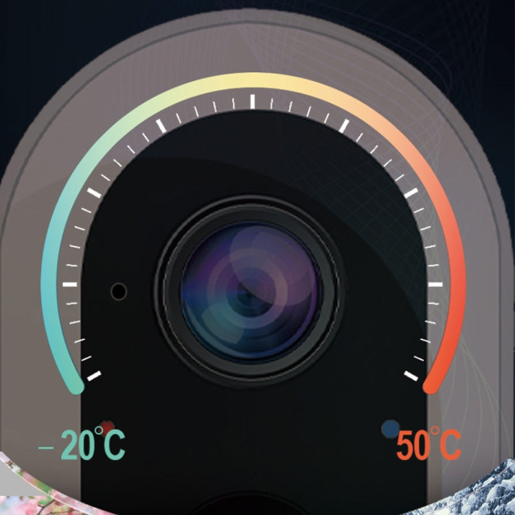 WiFi Tuya Smart Version HD Low Power Consumption Battery Camera, US Plug