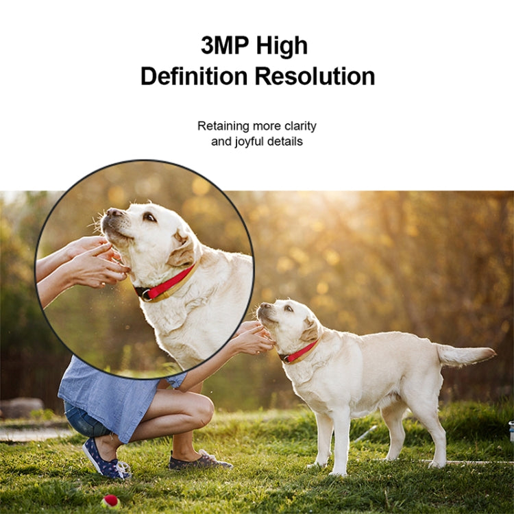 WiFi Tuya Smart Version HD Low Power Consumption Battery Camera, US Plug