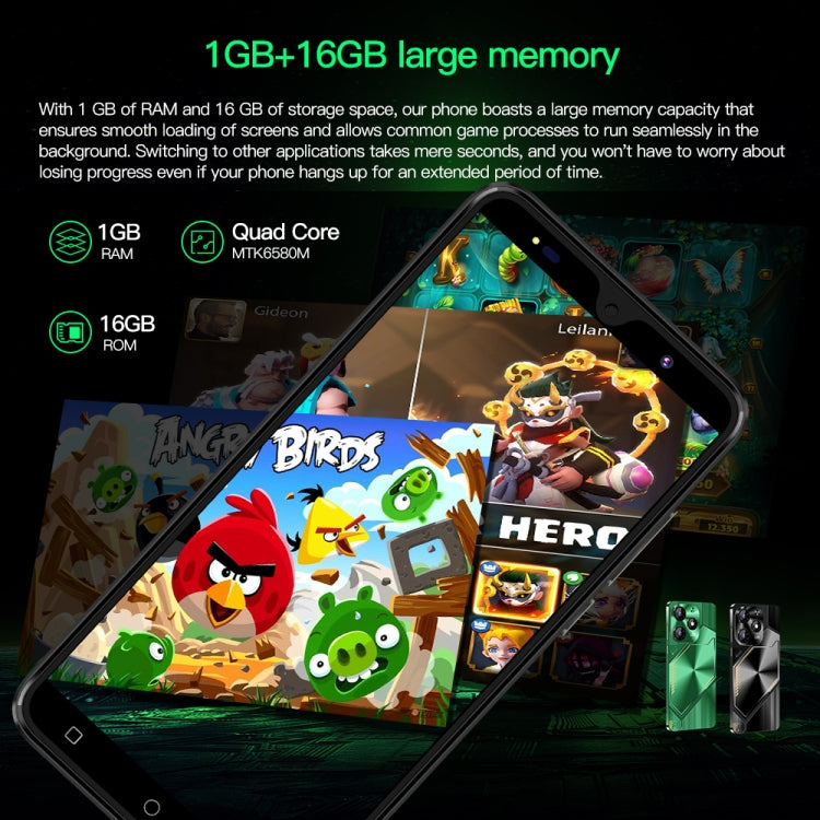 Povo6 Neo / DP29, 1GB+16GB, Face Identification, 5.0 inch Android 8.1 MTK6580M Quad Core, Network: 3G, Dual SIM