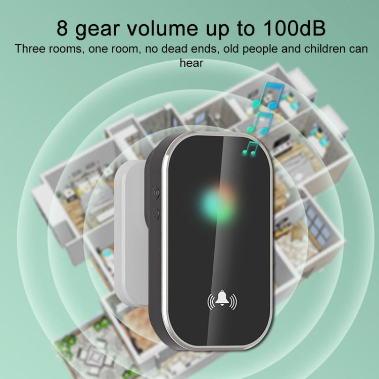 2 in 1 Waterproof Long Distance Remote Control Wireless Doorbell