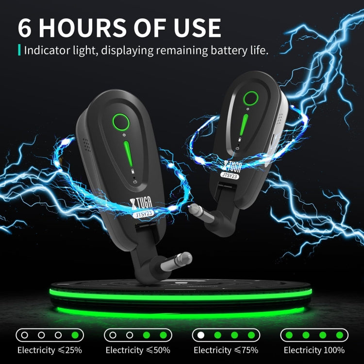 XTUGA JTSY23 UHF Wireless Guitar Receiver Pickup Adapter