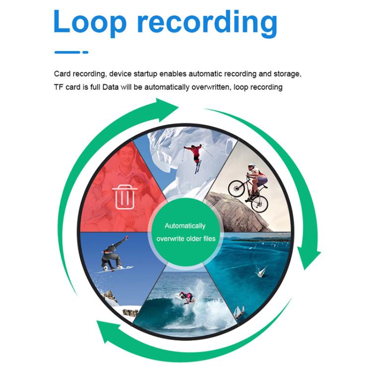 007 1080P HD Video Recorder with Back Clip