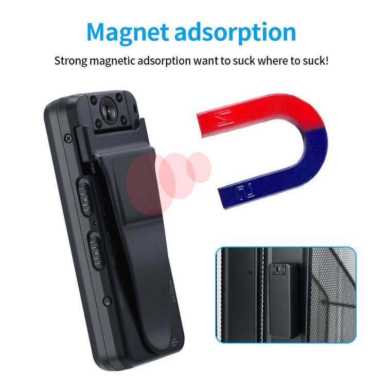 Z7 1080P HD Night Vision Magnetic Video Recorder with Back Clip