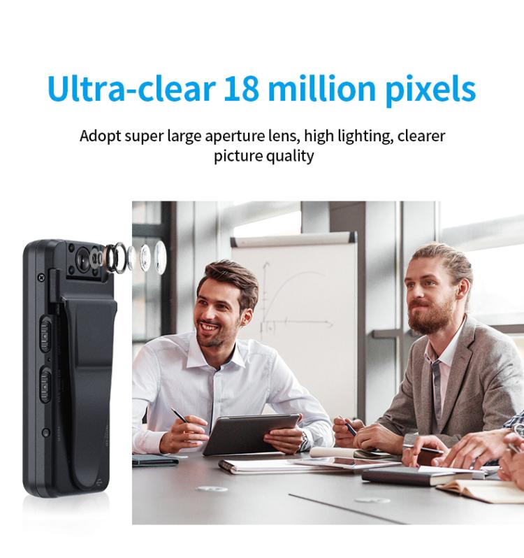 Z7 1080P HD Night Vision Magnetic Video Recorder with Back Clip