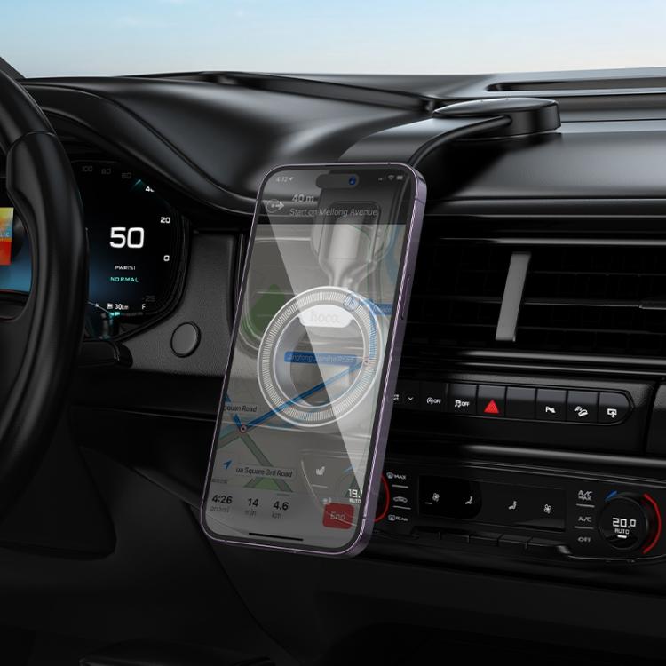 hoco H71 Totem Car Center Console Ring Magnetic Phone Holder