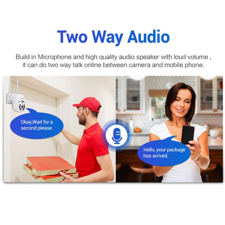 ESCAM WNK710 3MP HD Motion Detection WiFi Intelligent Dual-light Source Camera