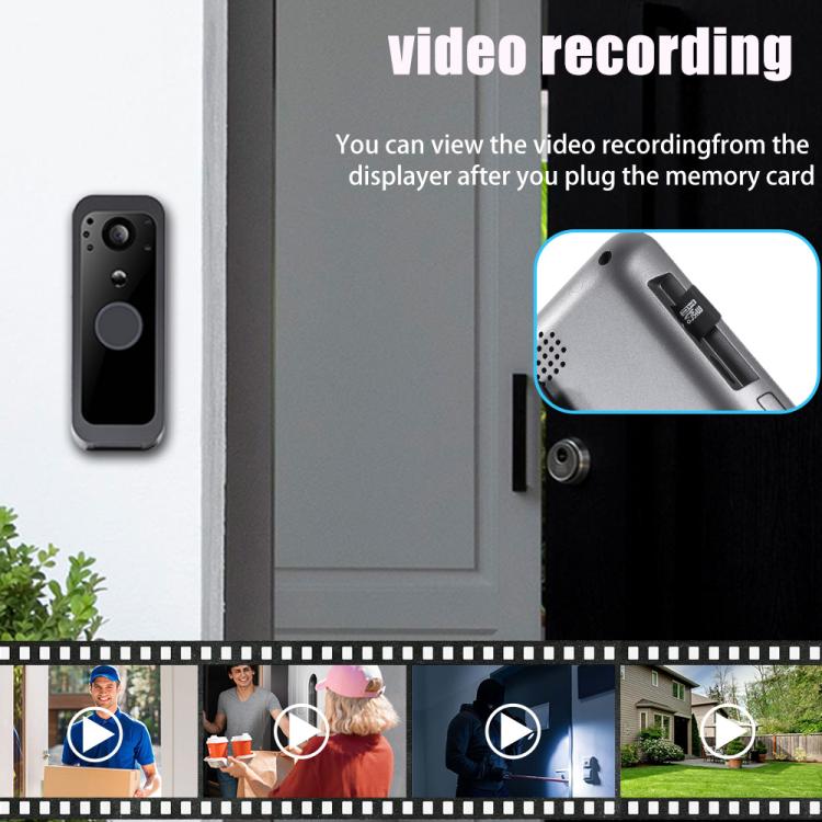 SY-30 4 inch PIR Night Vision 2.4G Video Intercom Doorbell