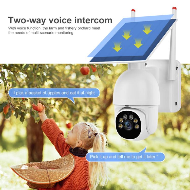 1080P Outdoor Low Power Solar Panel HD WiFi Surveillance Camera