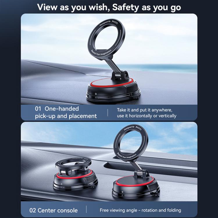 Yesido C219 Suction Cup Car MagSafe Magnetic Mobile Phone Holder