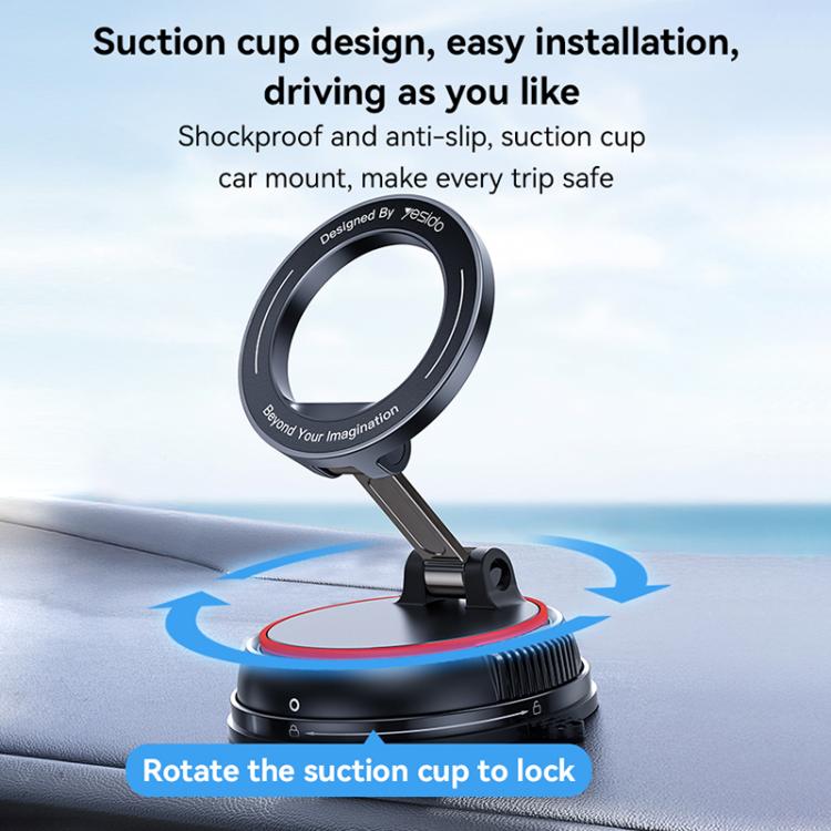 Yesido C219 Suction Cup Car MagSafe Magnetic Mobile Phone Holder