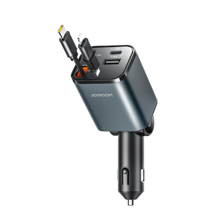 JOYROOM CCL05 4 in 1 Retractable Cable Car Charger
