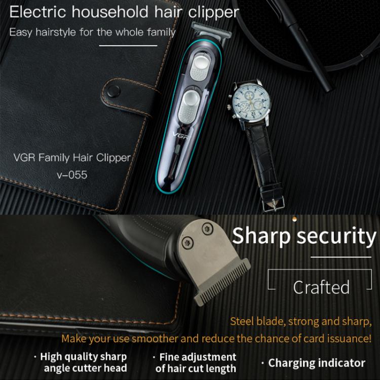 VGR V-055 10W USB Electric Household Hair Clipper