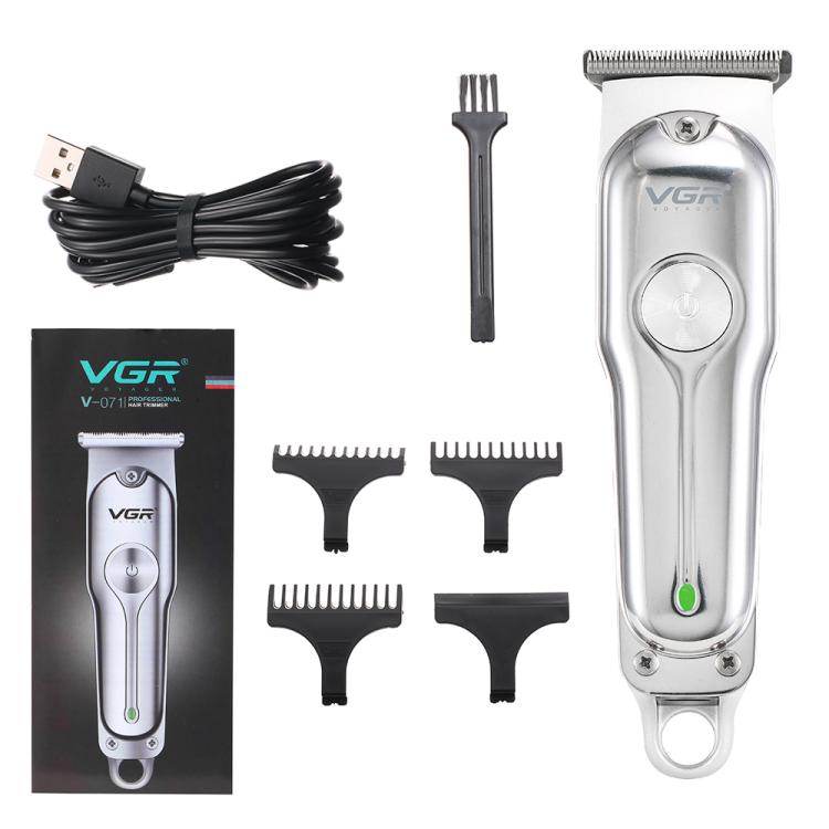 VGR V-071 5W Carbon Steel Blade USB Electric Hair Clipper