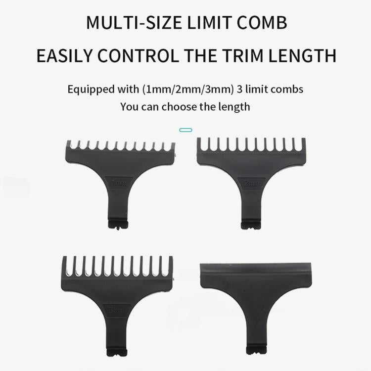 VGR V-071 5W Carbon Steel Blade USB Electric Hair Clipper