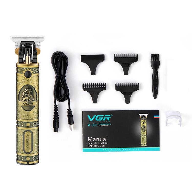 VGR V-085 Vintage Hairstyles Carving USB Electric Hair Clipper