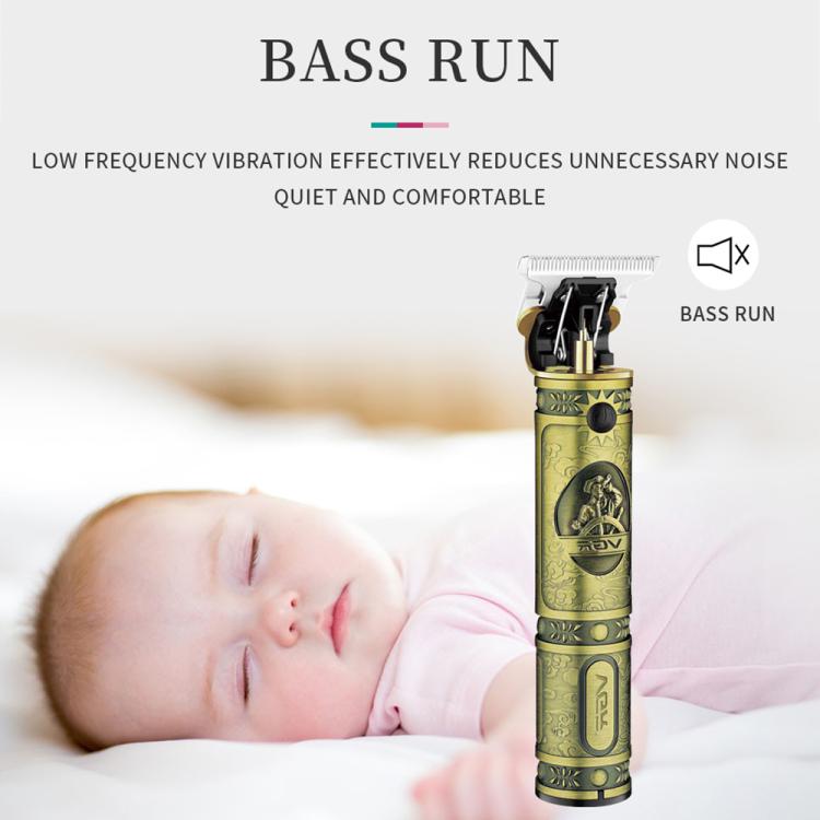 VGR V-085 Vintage Hairstyles Carving USB Electric Hair Clipper