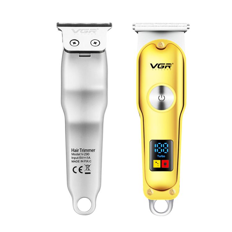 VGR V-290 Portable Mini USB Electric Hair Clipper with Digital Display