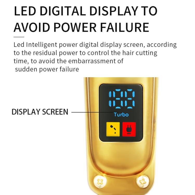 VGR V-290 Portable Mini USB Electric Hair Clipper with Digital Display