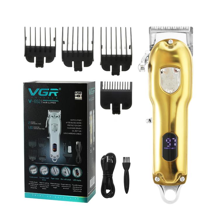 VGR V-652 Professional Digital Display USB Electric Hair Clipper
