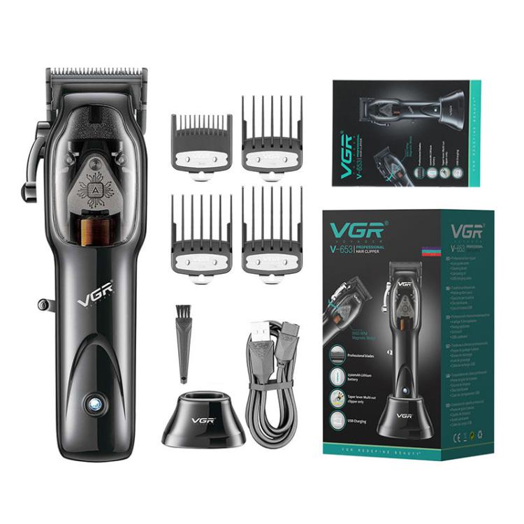 VGR V-653 Professional USB Electric Hair Clipper with Holder
