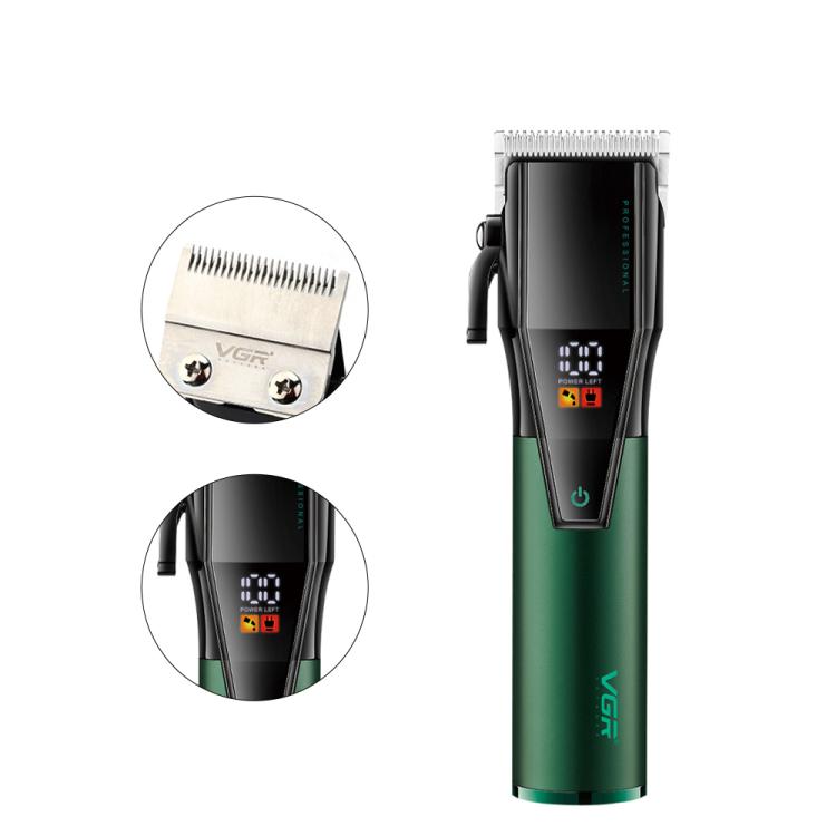 VGR V-677 LED Digital Display Electric Hair Clipper & Trimmer Set