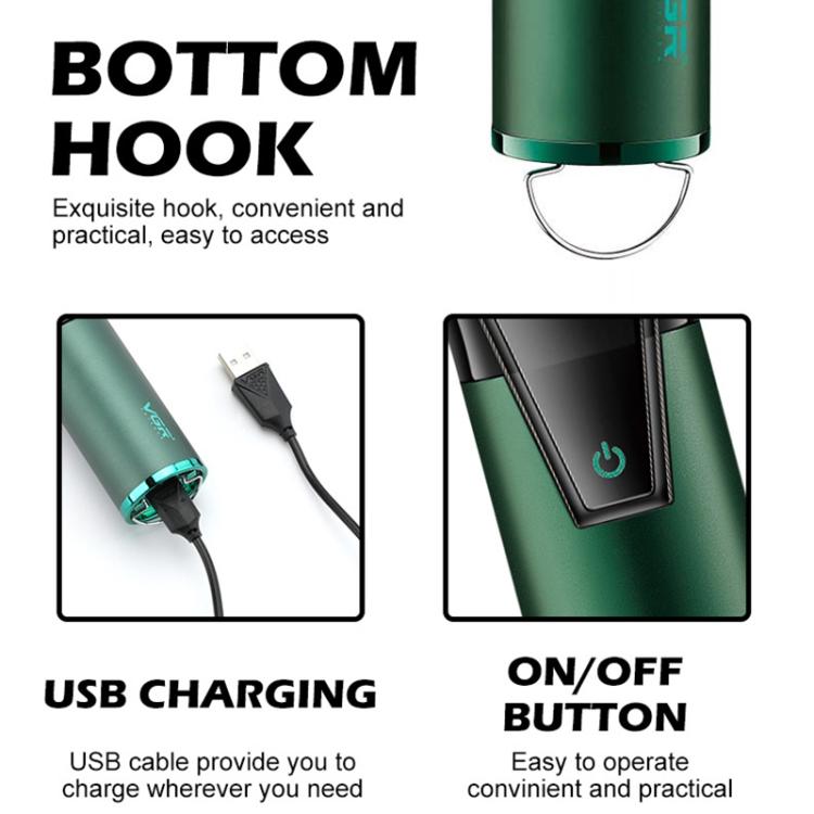 VGR V-677 LED Digital Display Electric Hair Clipper & Trimmer Set