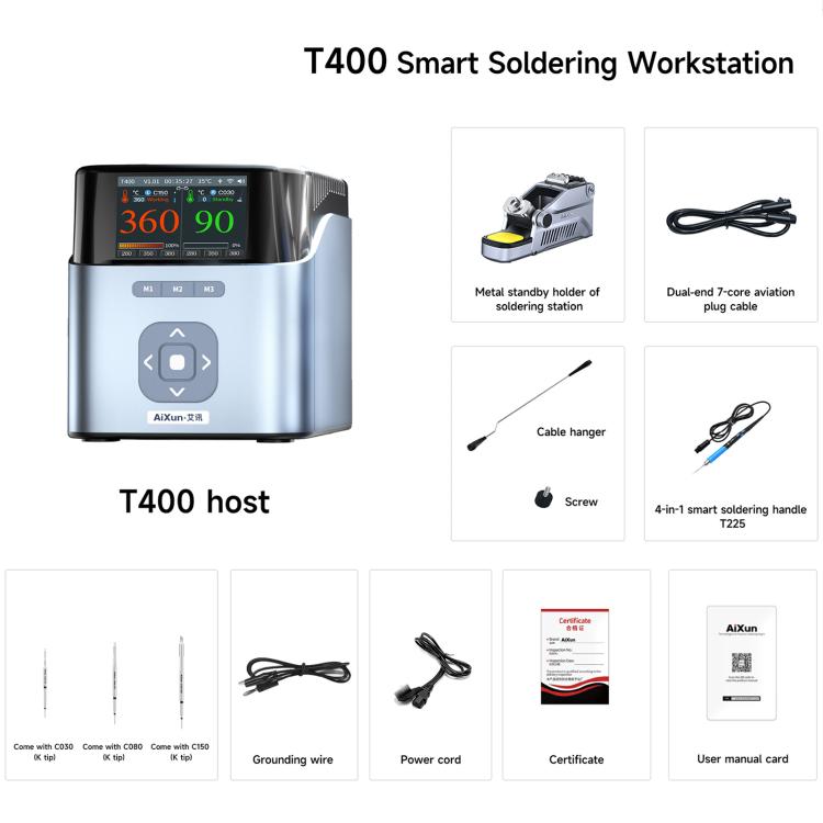 AiXun T400 320W Smart Soldering Workstation