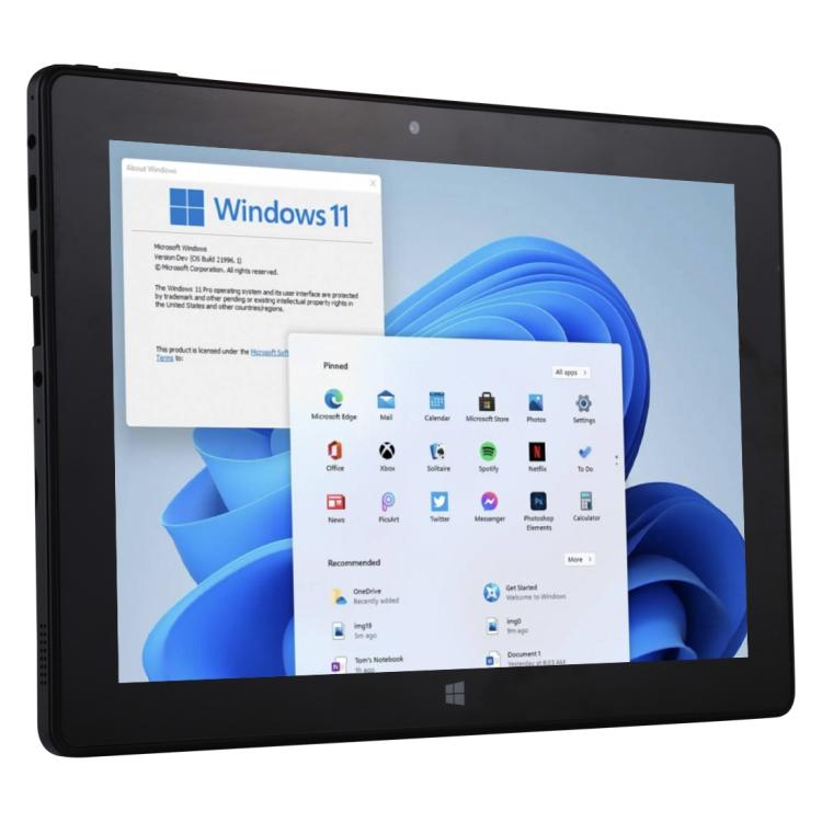 HONGSAMDE 10.1 inch 2 in 1 Tablet PC, Windows 11, Intel Celeron J4105 Quad Core No Keyboard