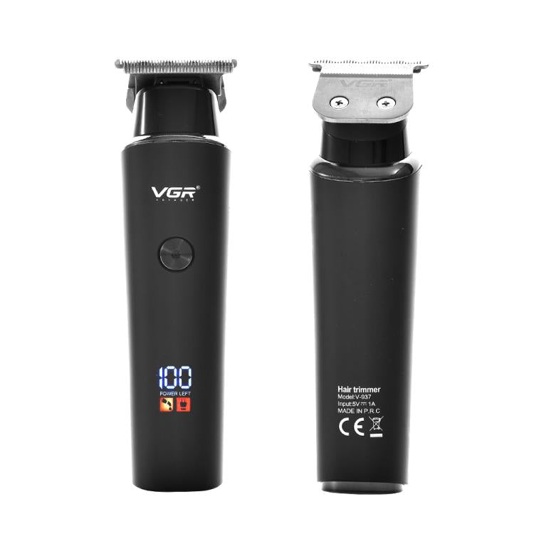 VGR V-937 LED Digital Display Salon USB Electric Hair Clipper