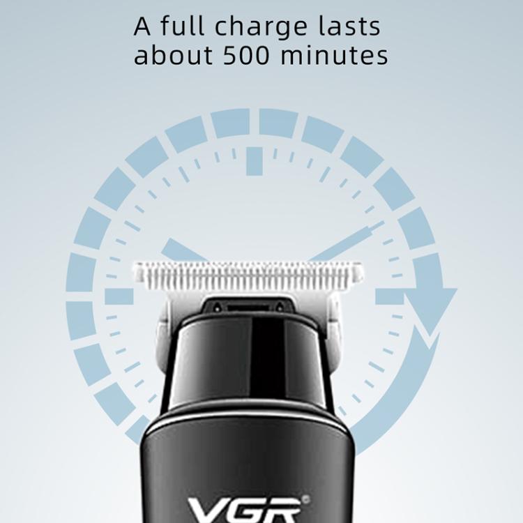 VGR V-937 LED Digital Display Salon USB Electric Hair Clipper