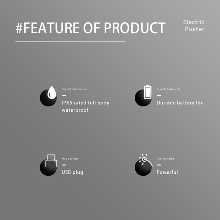 VGR V-951 IPX5 LED Digital Display Portable Light USB Hair Clipper