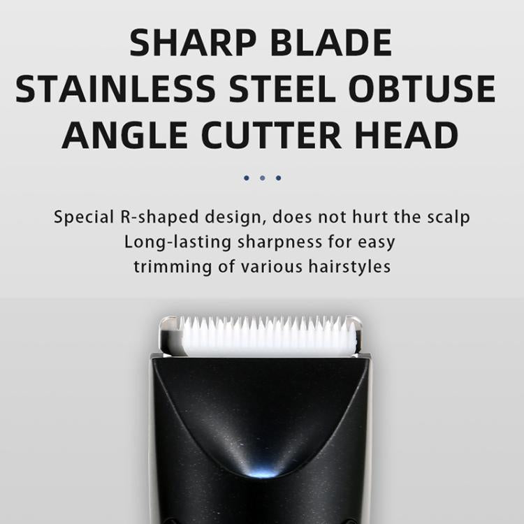 VGR V-951 IPX5 LED Digital Display Portable Light USB Hair Clipper