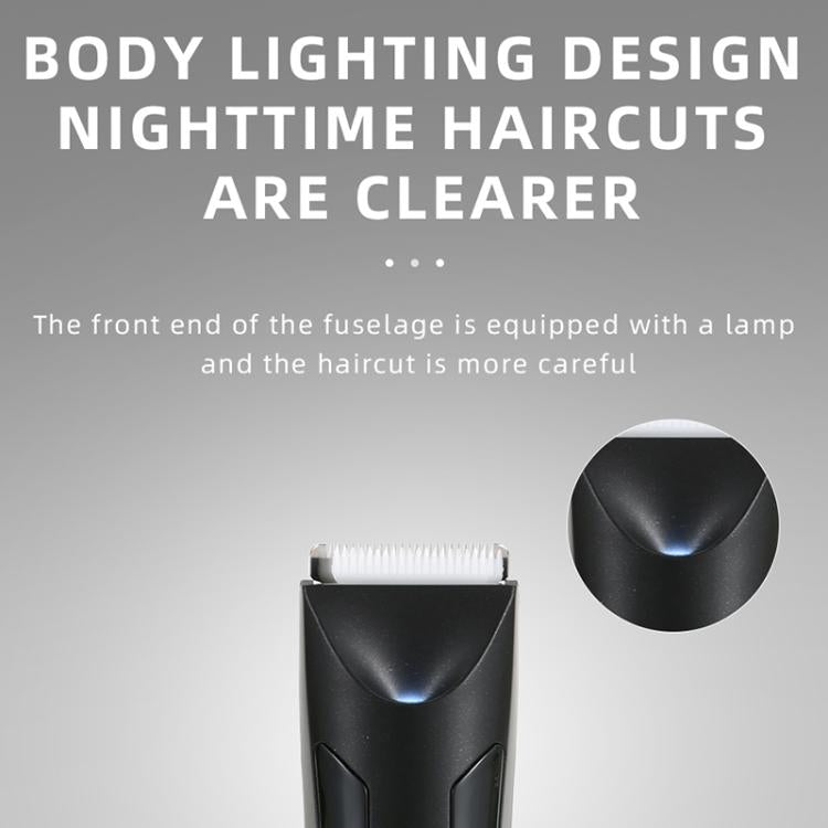 VGR V-951 IPX5 LED Digital Display Portable Light USB Hair Clipper