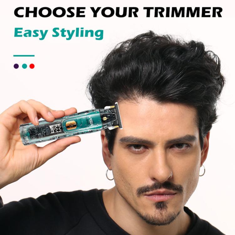 VGR V-961 IPX7 LED Digital Display USB Electric Hair Clipper