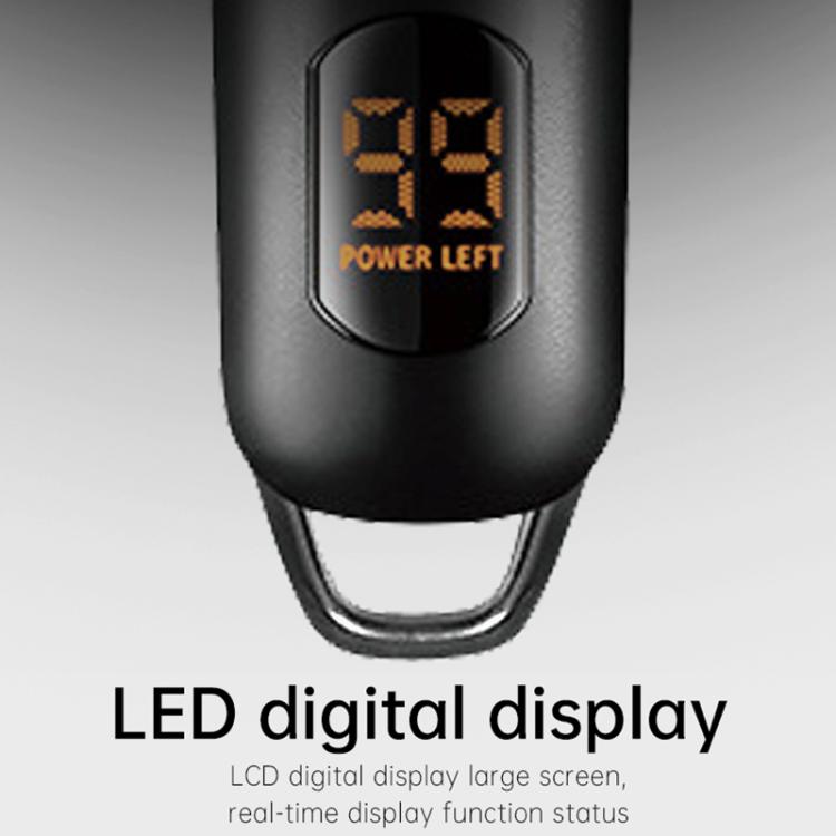 VGR V-971 Graffiti Design LED Digital Display USB Electric Hair Clipper