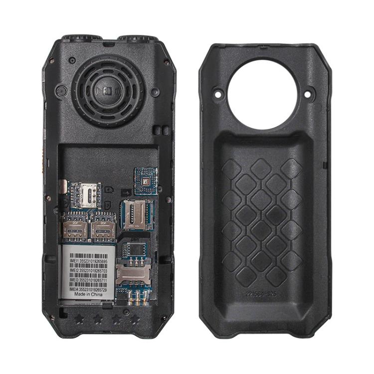 UNIWA M6000 Big Speaker Keypad Phone, 2.4 inch, Dual Flashlights, 21 Keys, SOS, FM, 4 SIM, GSM