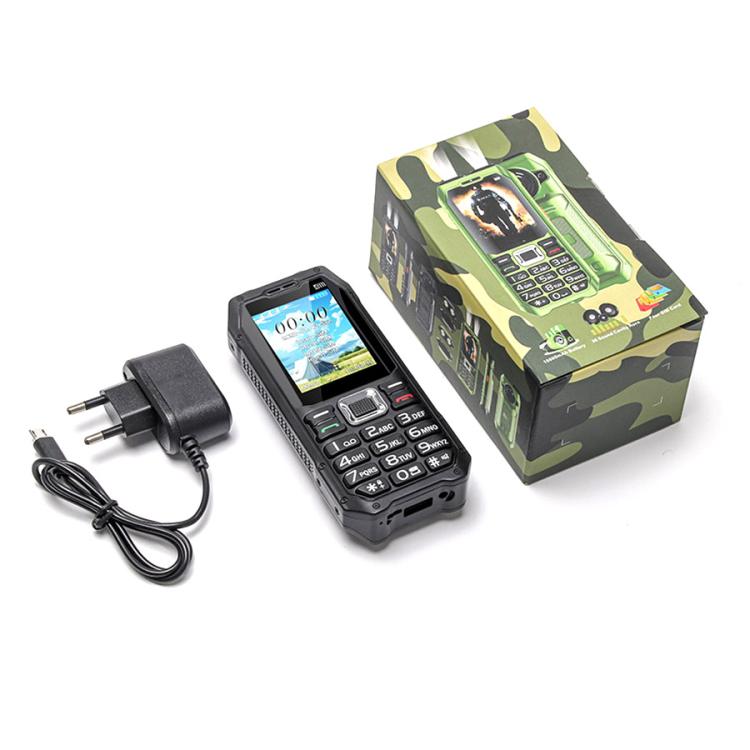 UNIWA M6000 Big Speaker Keypad Phone, 2.4 inch, Dual Flashlights, 21 Keys, SOS, FM, 4 SIM, GSM