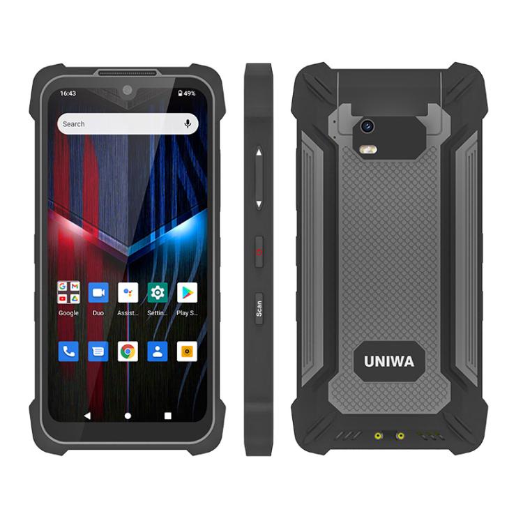 UNIWA P551 Handheld PDA Rugged Phone, 4GB+64GB, 5.5 inch Android 11 Mediatek MT6765 Helio P35 Octa Core, Network: 4G