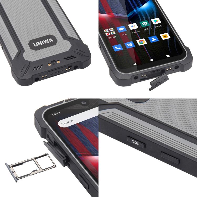 UNIWA P551 Handheld PDA Rugged Phone, 4GB+64GB, 5.5 inch Android 11 Mediatek MT6765 Helio P35 Octa Core, Network: 4G