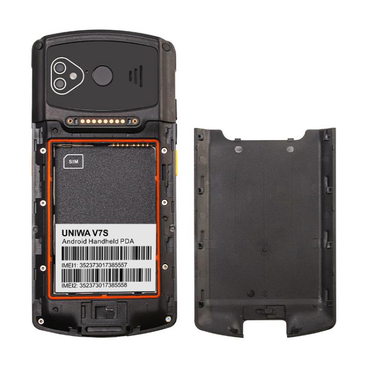 UNIWA V7S PDA Barcode Scanner Rugged Phone, 4GB+64GB, 5.7 inch Android 12 Mediatek MT6762 Octa Core, NFC, Network: 4G